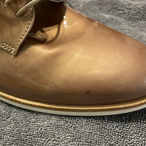 AGL Patent Leather Women’s Oxfords shoes, Bronze Size EUR 37.5 / US 7 - Picture 8 of 12